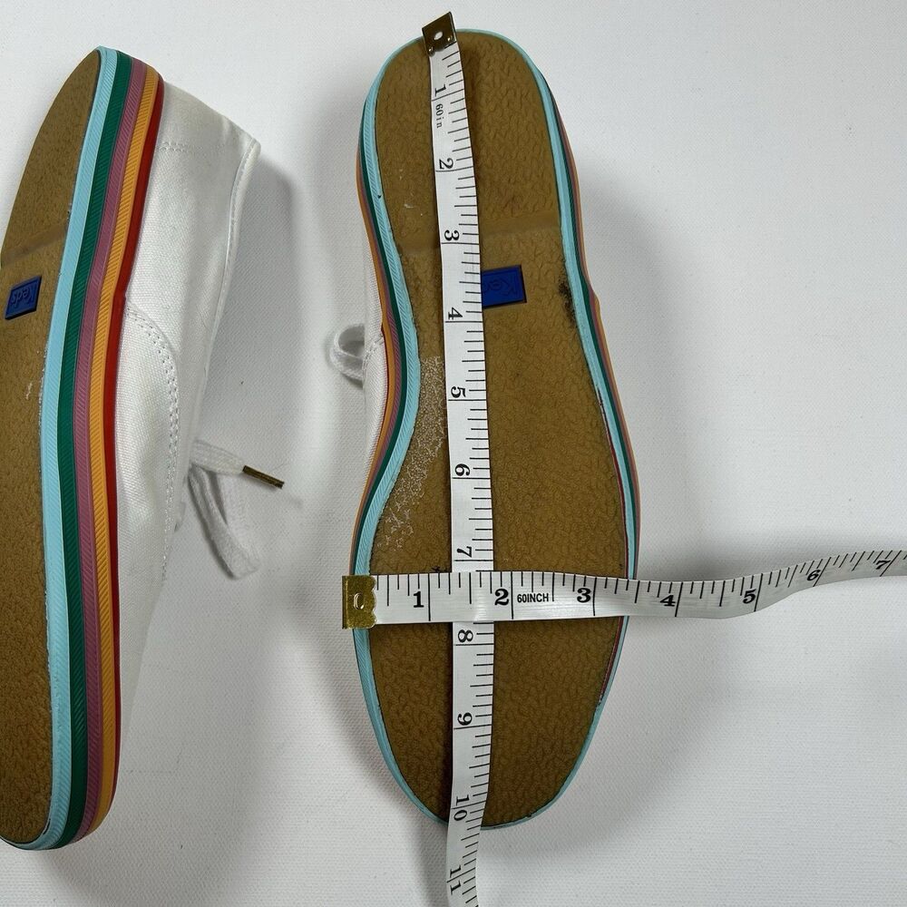 Keds Rainbow Sole Sneakers Tennis Shoes White Dream Foam Womens Size 9/ EUR 40 - Picture 9 of 11